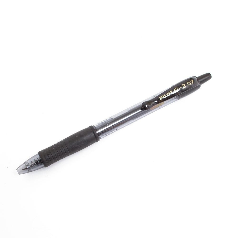 Pilot, G2, Retractable, Gel Ink, Pen, Fine, Black